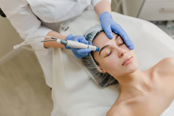 Collagen induction skin treatment