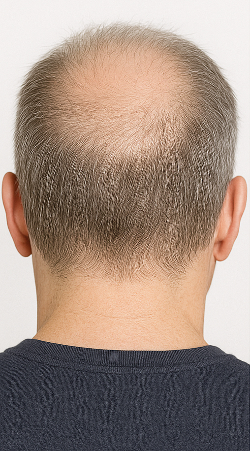 Before diffuse hair loss