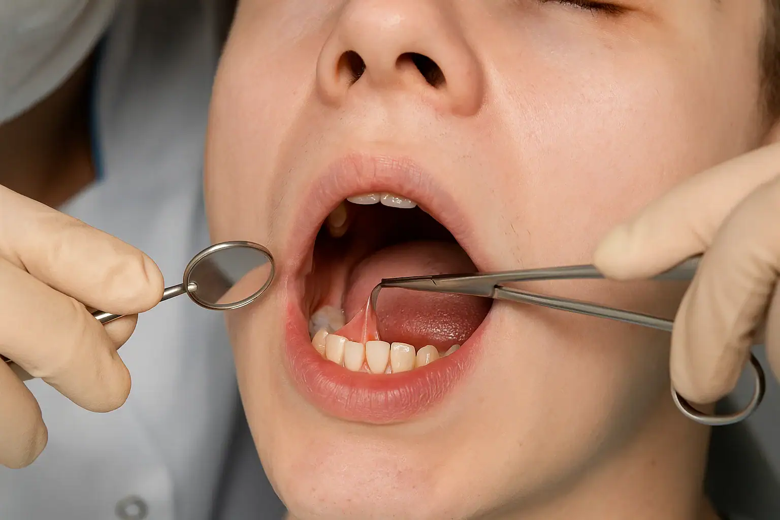 Frenectomy at Aliva Aesthetics, Vijayawada