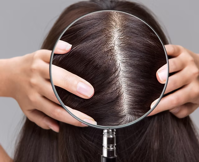 Scalp analysis dermatology examination