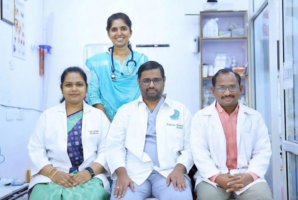 Dr. Gouda Ramesh and the ENT hospital team