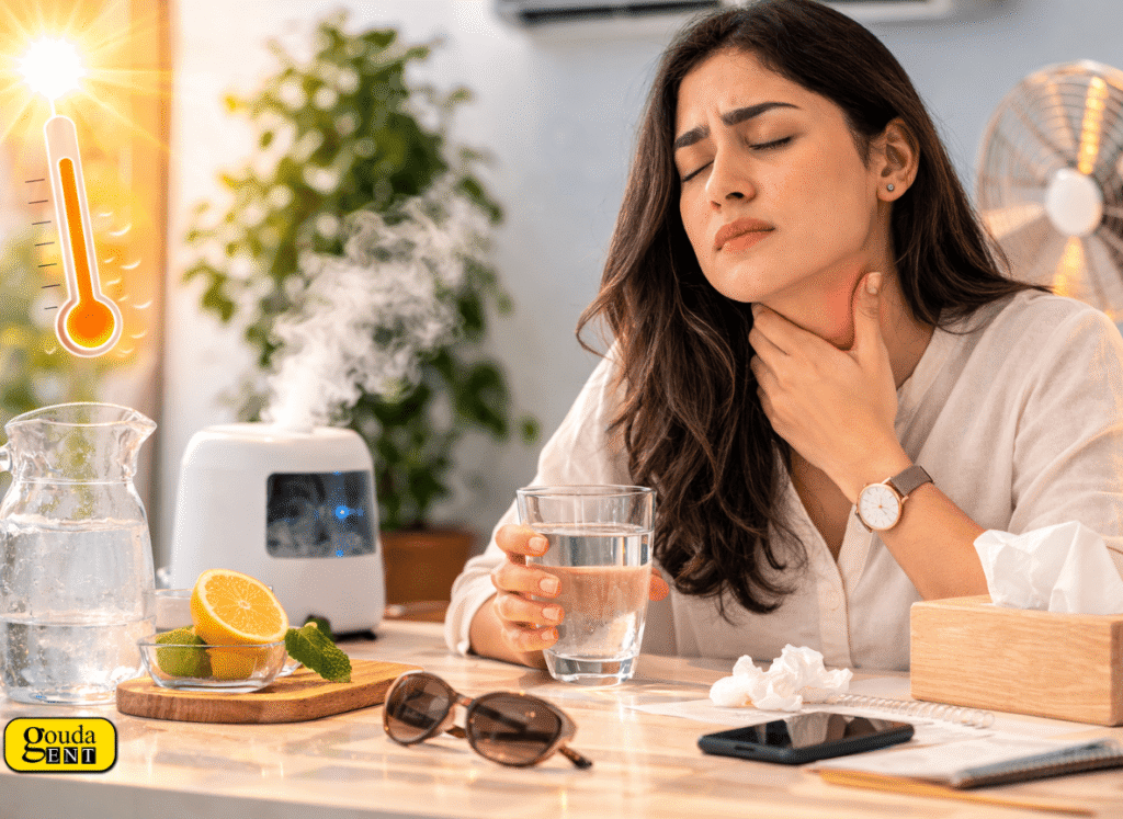 Dry Throat in Summer Causes, Symptoms and ENT Treatment