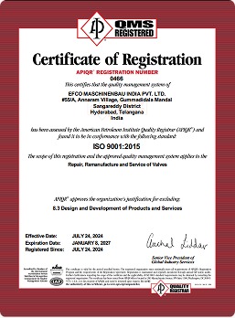 ISO 9001:2015 Certificate
