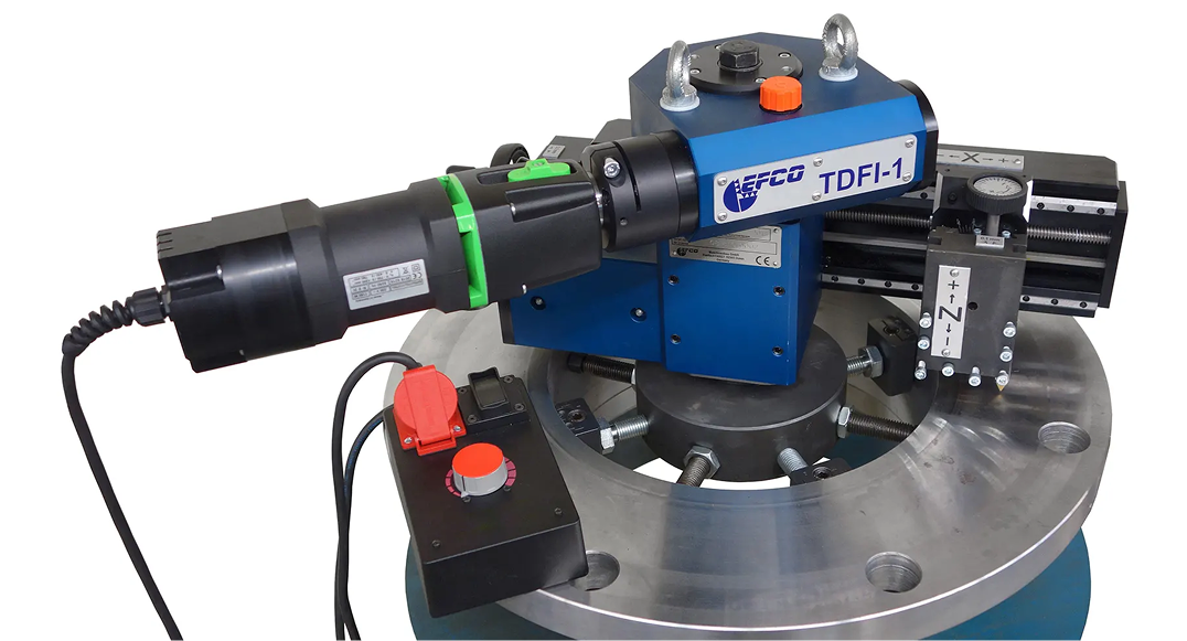 TDFI Series – Transportable internal clamping flange turning machines
