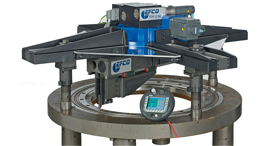 TDF CNC Series – Transportable flange turning machines with CNC control